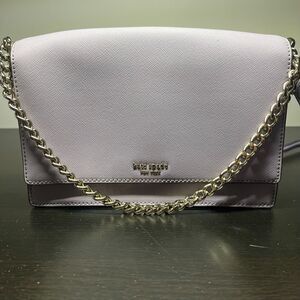 Kate Spade New York Leather Cameron Chain Convertible Crossbody Bag Lavender